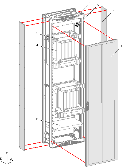 華為OSN2500,OptiX OSN2500設備結構(圖1) 華為OSN2500,OptiX OSN2500設備結構(圖1)